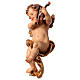 Putto with violin in wood from Valgardena s3