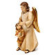 Modern guardian angel with girl in wood from Valgardena s3