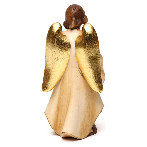 Anioł Stróż nowoczesny z dziewczynką drewno Valgardena 5