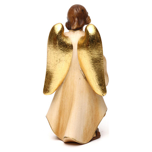 Guardian angel statue with girl modern in Valgardena wood 5