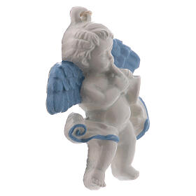 Anioł z trąbką 10 cm terakota Deruta