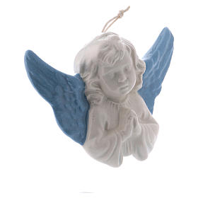 Ceramic praying Angel hanging made in Deruta 3 in