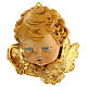 Tête d'ange avec cheveux blonds 19 cm Fontanini s1