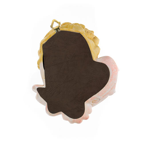 Cabeça de anjo com cabelo loiro 19 cm Fontanini 4