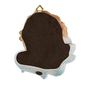 Cabeça de anjo com olhos verdes 19 cm Fontanini s4