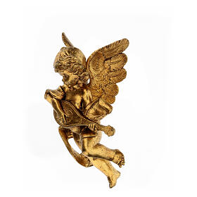 Goldener Engel mit Mandoline, Fontanini, (17 cm)