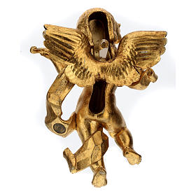 Anjo músico dourado Fontanini 27 cm s5