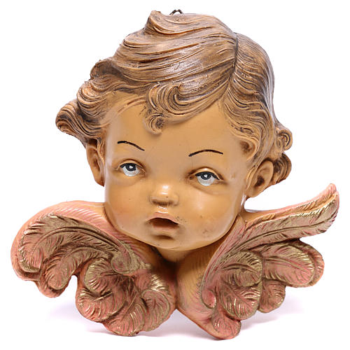 Holyart Statua Angelo In Piedi Per Presepe, 12 Cm, Fontanini, PVC, Collezione Originale, Larghezza 4cm, Profondità 4cm
