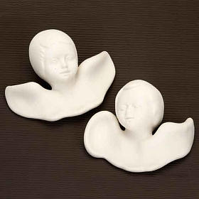 Pareja de cabecitas ángelos Francesco Pinton 22 cm s2