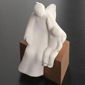 Angel Figurine, Friendship Model, Stylized in Fire Clay