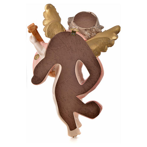 Angel with mandolin, 36cm Fontanini, porcelain like 4