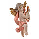 Angel with mandolin, 36cm Fontanini, porcelain like s2