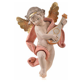 Ángeles: Ángel con mandolina Fontanini cm. 36 símil porcelana