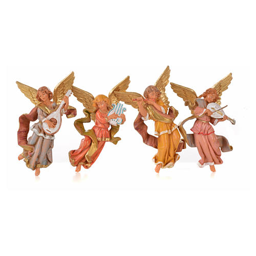 Musician angels, 4 pieces 11cm Fontanini 1