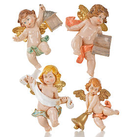 Aniołki różne Fontanini 20 szt. cm 7 typu porcelana s4