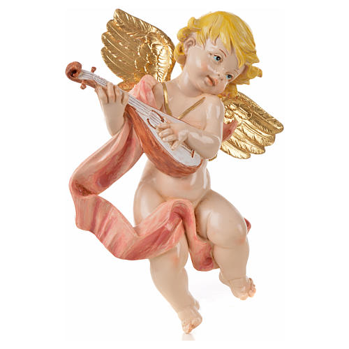 Engel mit Mandoline Fontanini 27 cm, ähnlich zu Porzellan 1