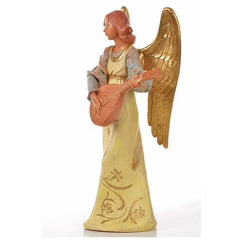 Angel with mandolin, 30cm Fontanini 3
