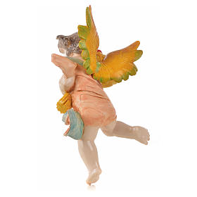 Ángel del verano con trigo Fontanini símil porcelana para belén con figuras de altura media 17 cm