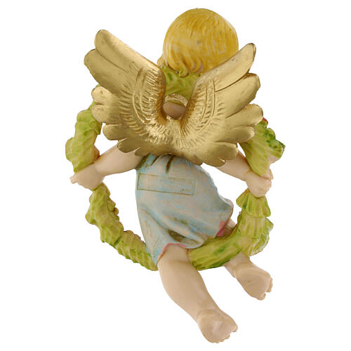 Ange du printemps avec fleurs 17 cm Fontanini type porcelaine 4