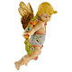 Anjo da Primavera com flores Fontanini efeito porcelana para presépio com peças altura média 17 cm s2