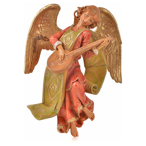 Engel mit Mandoline  21 cm Fontanini PVC 1