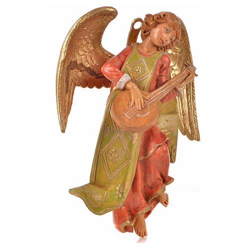 Engel mit Mandoline  21 cm Fontanini PVC 2