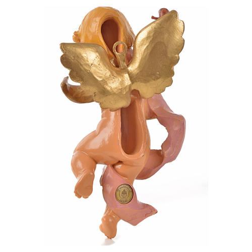 Engel mit Mandoline aus PVC Fontanini 22 cm 4