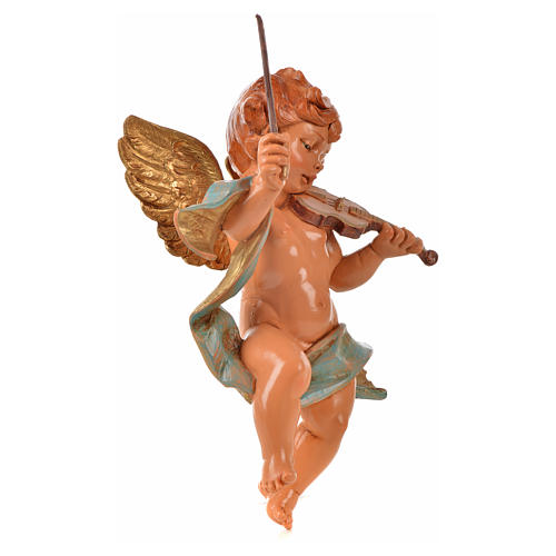 Engel mit Geige aus PVC Fontanini 22 cm 2