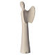 Stilisierter Engel 27,5cm elfenbeinfarbigen Gres s2
