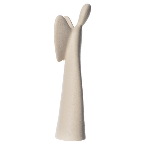 Angel, stylised in grès porcelain stoneware, ivory colour 27.5cm 3