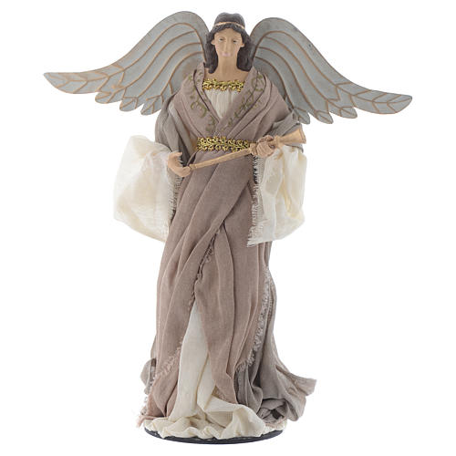 Angel in resin and fabric 36 cm 1