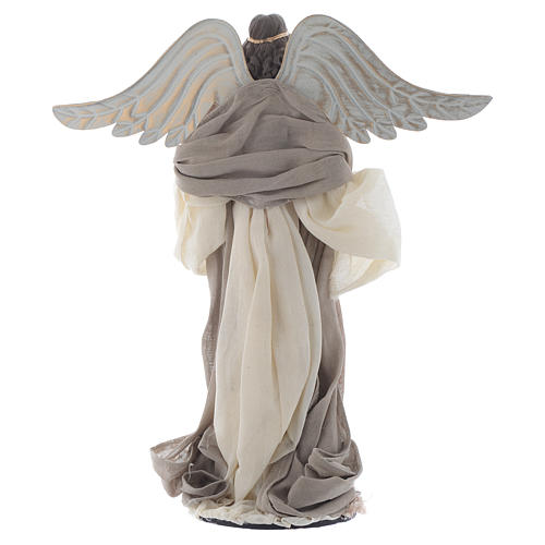 Angel in resin and fabric 36 cm 3