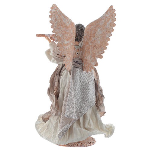 Angel 40 cm in resin with violin 3