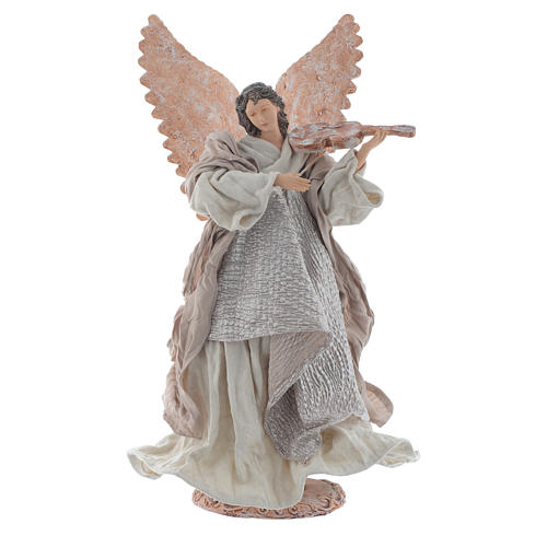 Angel Statue 40 cm in Resin with Violin 1