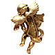 Anioł Złoto listek 40 cm z harfą s4
