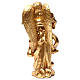 Standing angel statue in gold color 35 cm s5