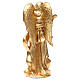 Stehender goldener Engel mit Mandoline, 35 cm s5