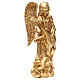 Anioł stojący 35 cm złoty z mandoliną s4