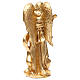Anioł stojący 35 cm złoty z mandoliną s5
