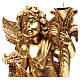 Angelo portacandele Oro foglia 45 cm s2