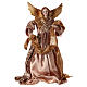 Resin Angel with Golden Robe 35 cm s1
