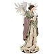 Angel statue 40 cm with violin clothing in gauze and lace s4