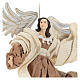 Flying angel looking to his left, resin figurine s2