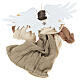 Flying angel looking to his left, resin figurine s5