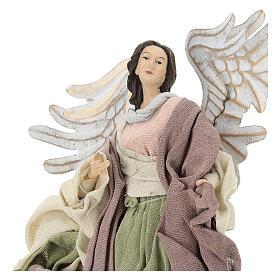 Flying angel facing right,in resin 22 cm