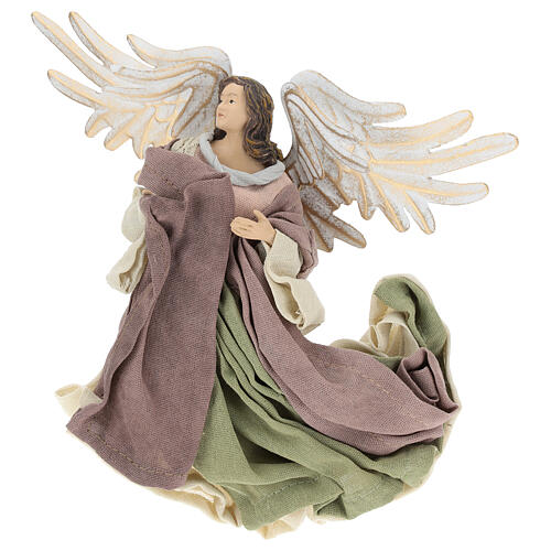 Flying angel facing left in resin 22 cm 1