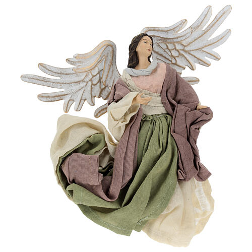 Flying angel facing left in resin 22 cm 6