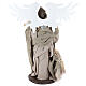 Angel statue 45 cm with violin in resin and beige clothing s5