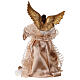 Resin angel with golden fabric 30 cm s4