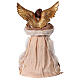 Resin angel with cream colored fabric 30 cm s4